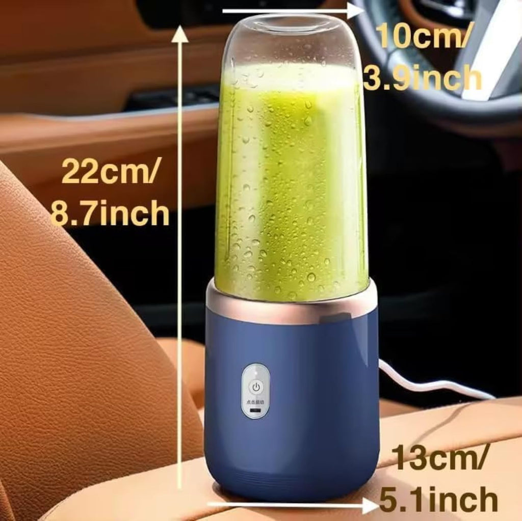 Portable Personal Blender – 6-Blade Smoothie Maker with 3 Speed Modes & USB Charging (1500mAh)