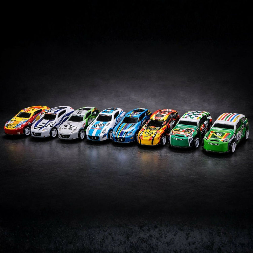 Premium 10-in-1 Metal Racing Car Set – Stylish Die-Cast Mini Car Collection for Kids, Gifts & Car Enthusiasts